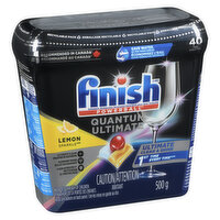 Finish - Dishwasher Detergent Tabs Quantum Ultimate, Lemon Sparkle, 40 Each