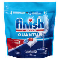 Finish - Quantum Powerball Automatic Dishwasher Detergent Tabs, Original, 30 Each