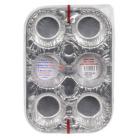 Handi Foil - Muffin Pans with Lids, 4 Each