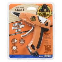 Gorilla Hot Glue Gun Kit Dual Temp Full Size plus 30 Hot Glue Sticks Brand  New