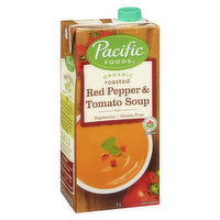 Pacific Foods - Organic Roasted Red Pepper & Tomato Soup, 1 Litre