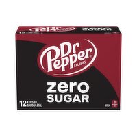 DR PEPPER - Zero Sugar Soda, 355 Millilitre