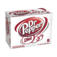 Dr Pepper Dr Pepper - Diet Cola, 12 Each