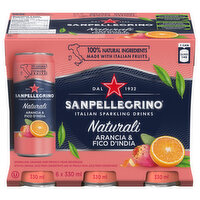 San Pellegrino - Arancia & Fico dIndia, 6 Each