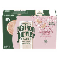 Maison Perrier - Sparkling Water Beverage, Forever Grapefruit, 8 Each