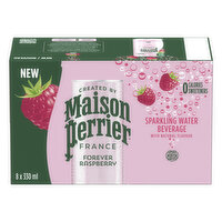 Maison Perrier - Sparkling Water Beverage, Forever Raspberry, 8 Each