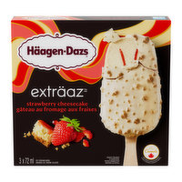 Haagen-Dazs - Strawberry Cheesecake Ice Cream Bars, 72 Millilitre