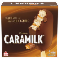 Cadbury - Ice Cream Bars - Caramilk, 5 Each