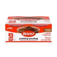 Boost - Chocolate Pudding, 4 Each