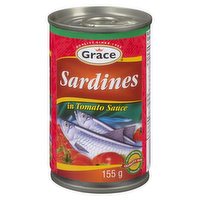 Grace - Sardines In Tomato Sauce, 155 Gram
