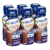 Ensure - High Protein Chocolate, 6 Each