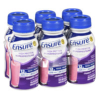 Ensure - High Protein Meal Replacement Strawberry, 6 Each