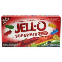 Jello - Soft n' Chewy Candy, Supermix, 120 Gram