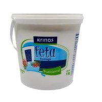 Krinos - Traditional Feta Cheese, 1 Kilogram