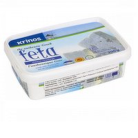 Krinos - Greek Feta Cheese  - Tupper, 200 Gram