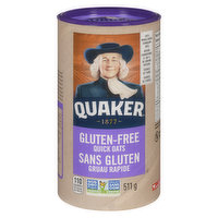 Quaker - Gluten Free Quick Oats, 511 Gram