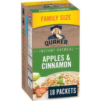 QUAKER - Apples & Cinnamon Instant Oatmeal, 594 Gram