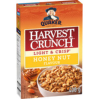 QUAKER - Harvest Crunch Light & Crisp Honey & Nut Granola, 400 Gram