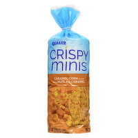 Quaker - Crispy Minis Caramel Corn Brown Rice Cakes, 186 Gram