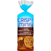 Quaker - Crispy Minis Rice Cakes - Caramel Chocolate Chip, 199 Gram