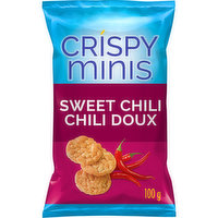 QUAKER - Crispy Minis Sweet Chili, Brown Rice Chips, 100 Gram