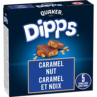 Quaker - Dipps Granola Bars - Caramel Nut, 156 Gram