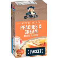 Quaker - Peaches & Cream Flavour Instant Oatmeal