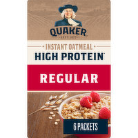 Quaker - Instant Oatmeal, High Protein, Regular, 168 Gram