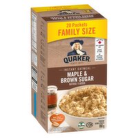 Quaker - Maple & Brown Sugar Oatmeal, 860 Gram