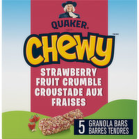Quaker - Granola Bars, Chewy Strawberry Fruit Crumble, 120 Gram