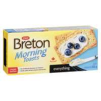 Breton - Morning Toasts Everything Crackers, 225 Gram