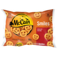 McCain - Smiles Smiley Face Fries, 650 Gram