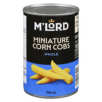 M'LORD - Miniature Corn Cobs Whole, 398 Millilitre