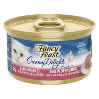 Purina - Creamy Delights Salmon Feast, Wet Cat Food 85 g, 85 Gram