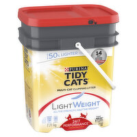 Tidy Cats - LightWeight 24/7 Performance Multi-Cat, Clumping Cat Litter 7.71 kg, 7.7 Kilogram