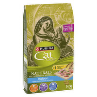 Purina - Cat Chow Naturals Indoor with Real Chicken & Turkey, Dry Cat Food 1.42 kg, 1.42 Kilogram