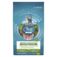 Purina ONE +Plus - Indoor Advantage Turkey, Dry Cat Food 3 kg, 3 Kilogram