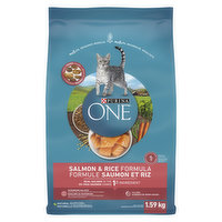 Purina One - Dry Cat Food, Salmon & Rice