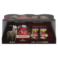 Purina One - Purina ONE True Instinct Classic Ground Variety Pack Turkey, Venison, Chicken & Duck, Wet Dog Food 6 x 368 g