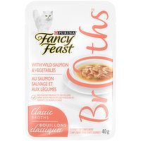 Purina - Fancy Feast Broths Classic Salmon Veg, 40 Gram