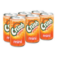 Crush - Orange, Mini Cans 22mL, 6 Each