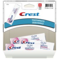 Crest - Toothpaste, Gum & Sensitivity Protection, 20 Millilitre