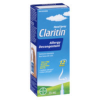 Claritin - Allergy Nasal Spray 12hr, 25 Millilitre