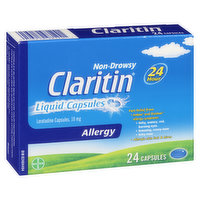 Claritin - Non Drowsy Allergy Liquid Capsules 24hr