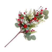 Decor - Spray Mixed Greenery with Berries, 1 Each