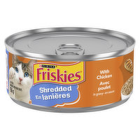 Friskies - Wet Cat Food, Shredded with Chicken in Gravy, 156 Gram