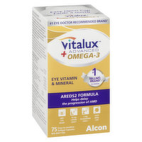 Vitalux - Advanced + Omega 3 Mulitvitamin, 75 Each