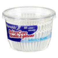 Reynolds - Reynolds Lrg White Baking Cups, 50 Each