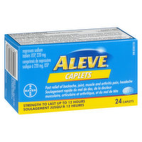 Aleve - Naproxen Sodium Tablets 220mg, 24 Each