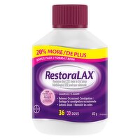 Restoralax - Powder Bonus 36 Doses, 612 Gram